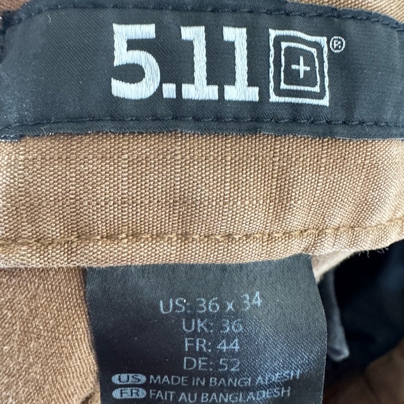 5.11 Tactical Tan Cargo Pants - Picture 5 of 5